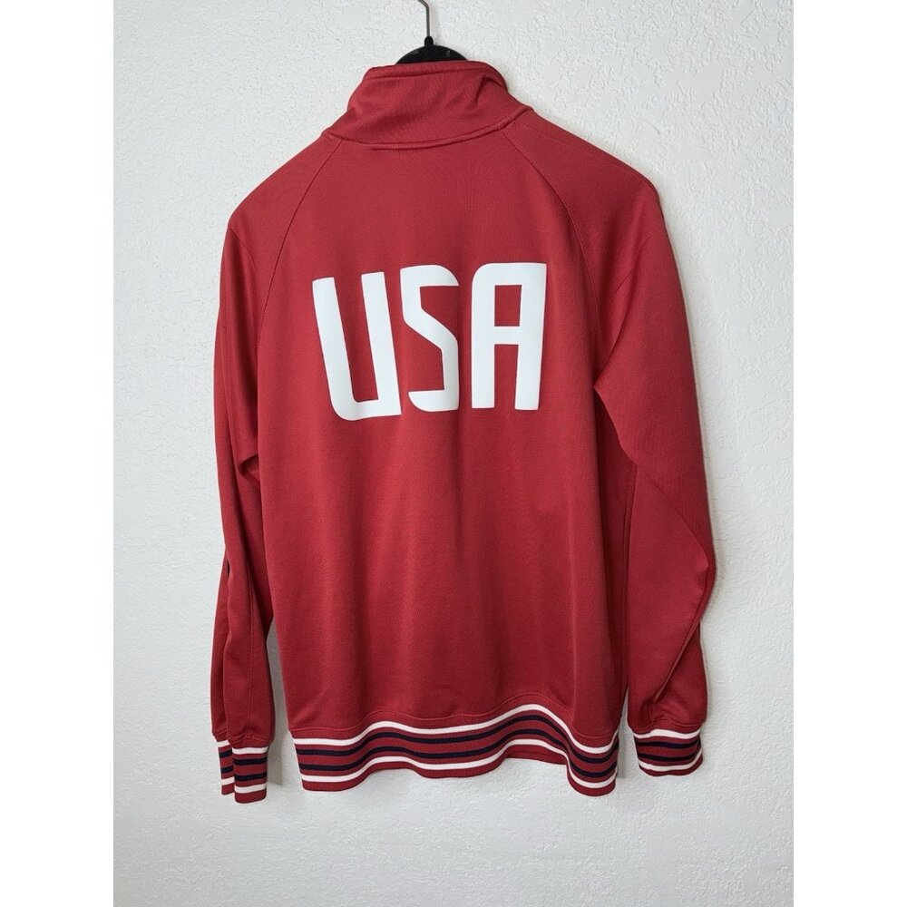 Vintage Nike USA Soccer National Team Jacket Men's Medium Track Warm-Up Zip Up R - Picture 3 of 4